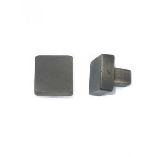 Giara-meubelknop-PoQU-33-mm-vierkant-glad-verouderd-zilver