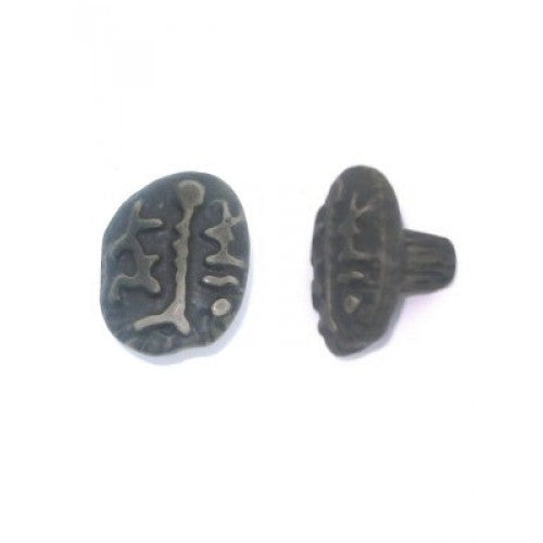 Giara-meubelknop-PoET4-33-mm-rond-bewerkt-verouderd-zilver