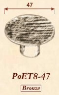 Giara-meubelknop-PoET8-47-mm-rond-gestreept-natuur-brons