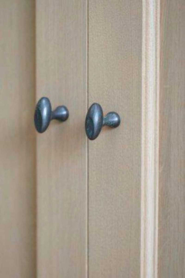 Fama-meubelknop-PM1581-ovaal-28-mm-groen-brons