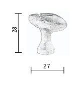 Fama-meubelknop-PM1581-ovaal-28-mm-verdonkerd-brons