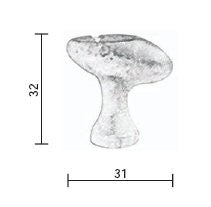 Fama-meubelknop-PM1582-ovaal-35-mm-verdonkerd-brons