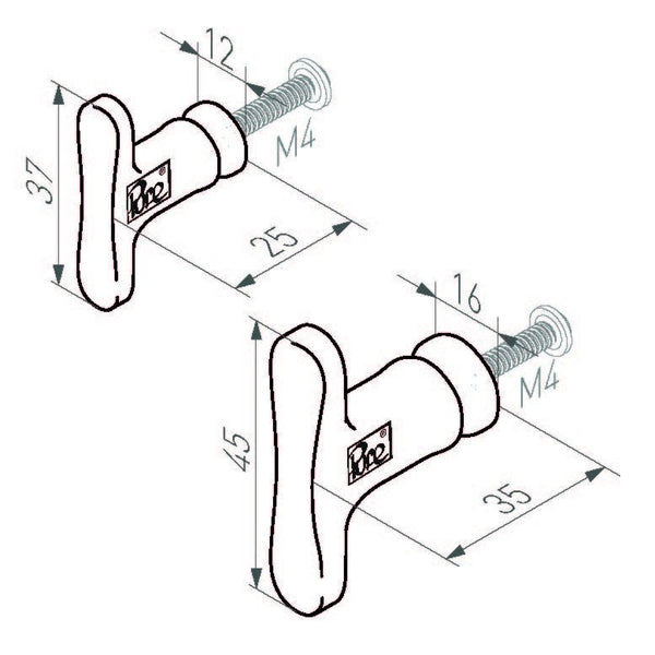 Pure-meubelknop-T-afgerond-PBU