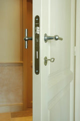 Giara-deurkrukken-M8-C8/T-L-R3-rond-rozet-38-mm-groen-brons
