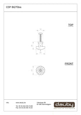 CDF-meubelknop-bloem-rond-BT270bis-23-mm-smeedijzer