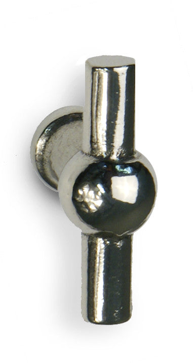 Giara-meubelknop-T-model-Po8-55-mm-Chemin-de-Fer-wit-brons