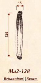 Giara-meubelgreep-Ma2-128-mm-h-o-h-ovaal-natuur-brons