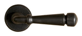 Pure-deurkrukken-Ph1830-op-rond-rozet-verouderd-ijzer
