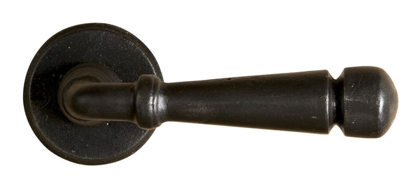 Pure-deurkrukken-Ph1830-op-rond-rozet-verouderd-ijzer