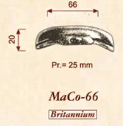 Giara-meubel-komgreep-MaCo-66 mm-h.o.h.-britannium