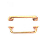 Giara-meubelgreep-C71-128-mm-glad-natuur-brons