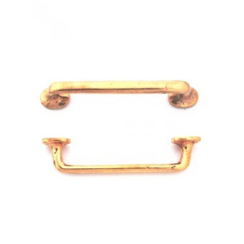 Giara-meubelgreep-C71-128-mm-glad-natuur-brons