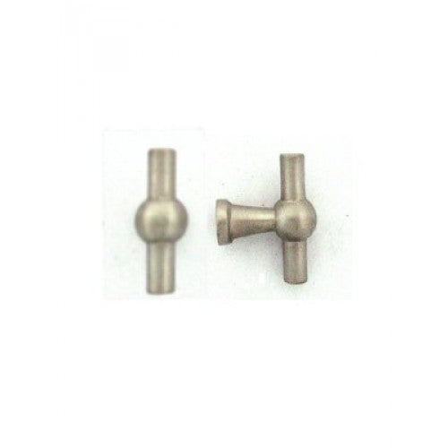 Giara-meubelknop-T-model-Po8-55-mm-Chemin-de-Fer-verouderd-zilver
