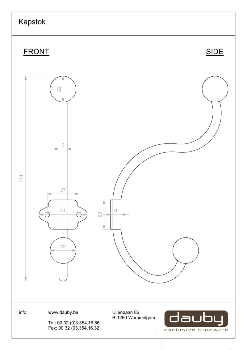 pure-kapstokhaak-met-2-haken-bolletje-wit-brons