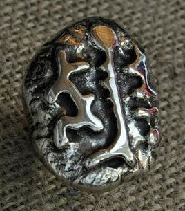 Giara-meubelknop-PoET4-33-mm-rond-bewerkt-wit-brons