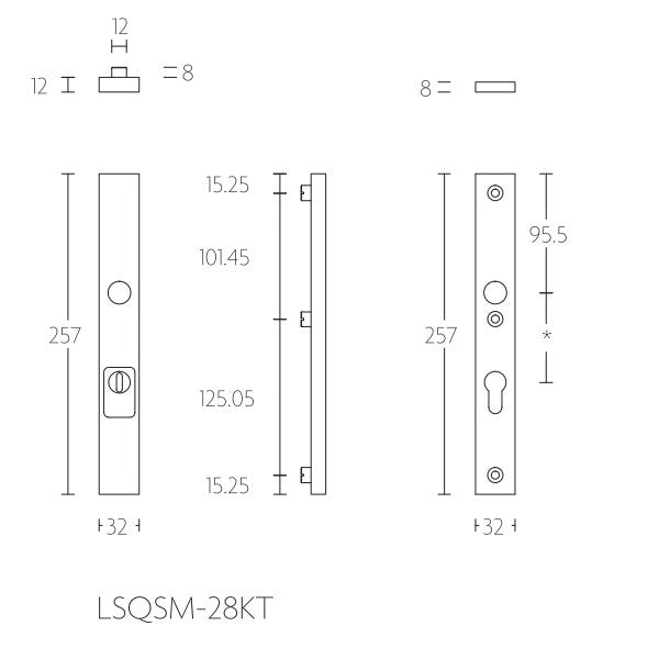 LSQSM-28KT VH schil. re/sm kr/kr PC 92 kerntr. SKG***mat wit