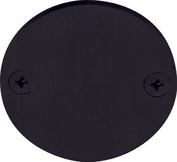 PBB50 blinde rozet rond 50x5 mm, mat zwart