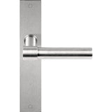 PBL20XLP236 deurkrukken ong. op br.langsch. sl.72mm, RVS mat