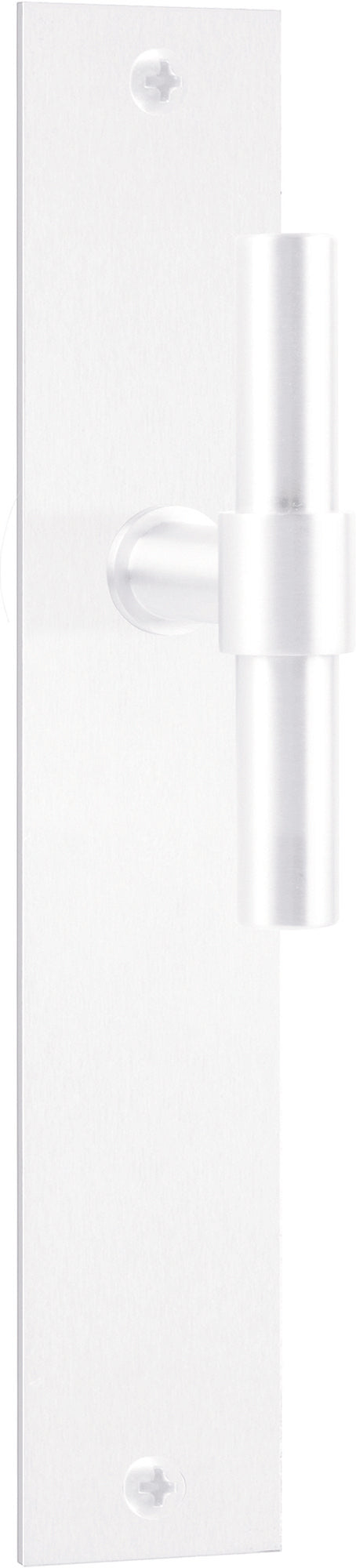 PBT15P236 deurkrukken ongev. op br. langsch. PC**mm, mat wit