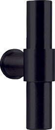 PBT20-ZR deurkrukken zonder rozetten, mat zwart