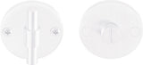 PBWC50 V&B garnituur stift 8 mm (35-44mm deurdikte) mat wit