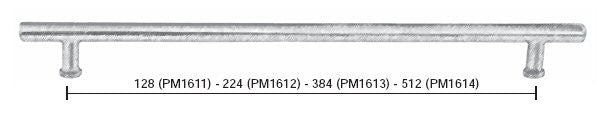 Fama-meubelgreep-PM1612-T-224-mm-h-o-h-natuur-brons