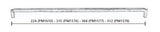 Fama-meubelgreep-PM1610-recht-224-mm-h.o.h.,-verzilverd-wit-brons
