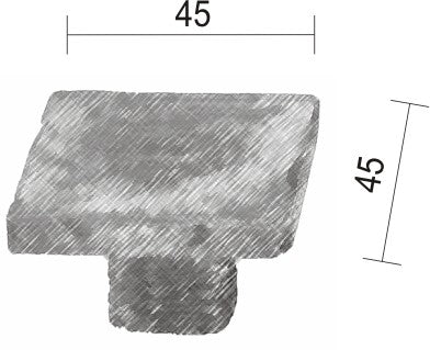 Fama-meubelknop-PM1619-vierkant-45-x-45-mm-verdonkerd-brons