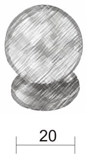 Fama-meubelknop-PM1621-kogel-20-mm-groen-brons