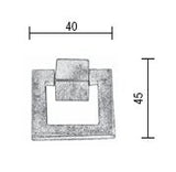 Fama-meubel-trekring-PM1623-vierkant-40x45mm-natuur-brons