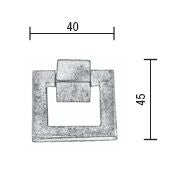 Fama-meubel-trekring-PM1623-vierkant-40x45mm-natuur-brons