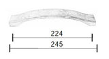 Fama-meubelgreep-PM1645-gebogen-224mm-h-o-h-natuur-brons