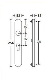 Noway VH buitenschild ov/sm kruk PC 92 SKG***, zwart