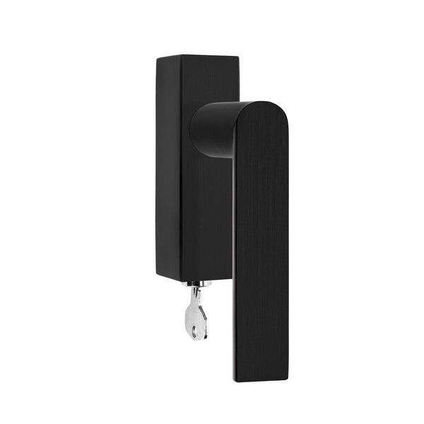ARC PBA100-DKLOCK raamkruk afsluitbaar RW, PVD mat zwart