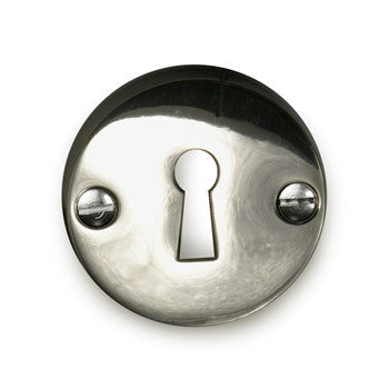 Amstelland sleutelrozet rond glad 50 mm, nikkel glans
