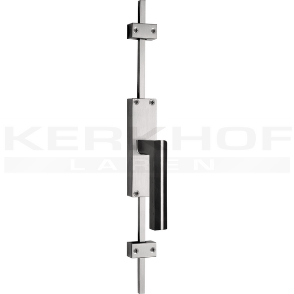 K-PBL22 krukespagnolet LW recht L-model, RVS mat/eiken zwart