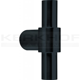 PB9 meubelknop 9 mm, mat zwart