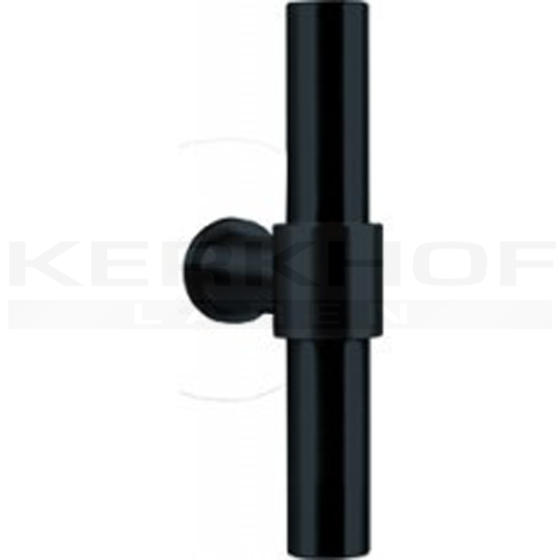 PBT15-ZR deurkrukken zonder rozetten, mat zwart