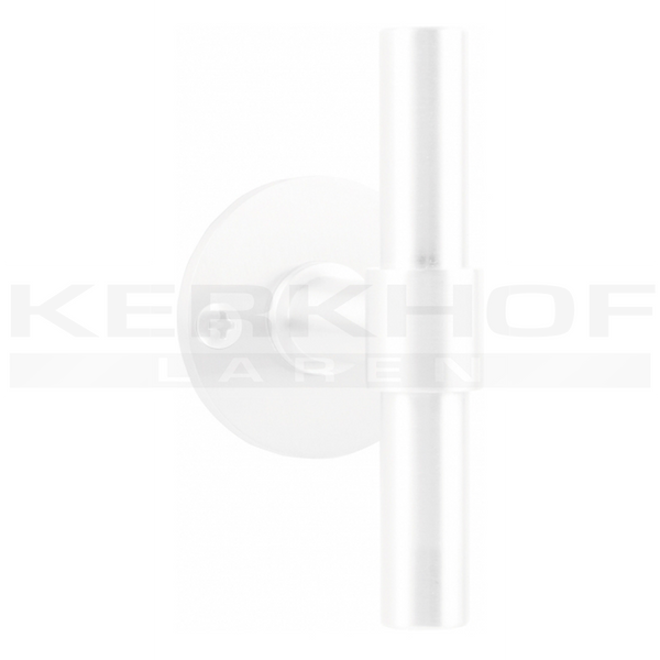 PBT15V vaste knop op 50 mm rozet mat wit
