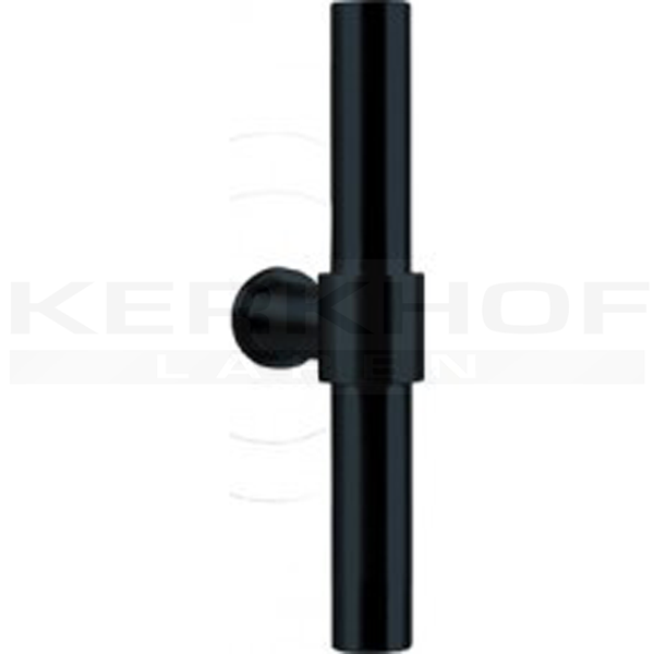 PBT15XL-ZR deurkrukken zonder rozetten, mat zwart