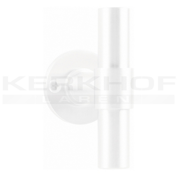PBT20V vaste (kast)knop op 5 mm rozet, mat wit