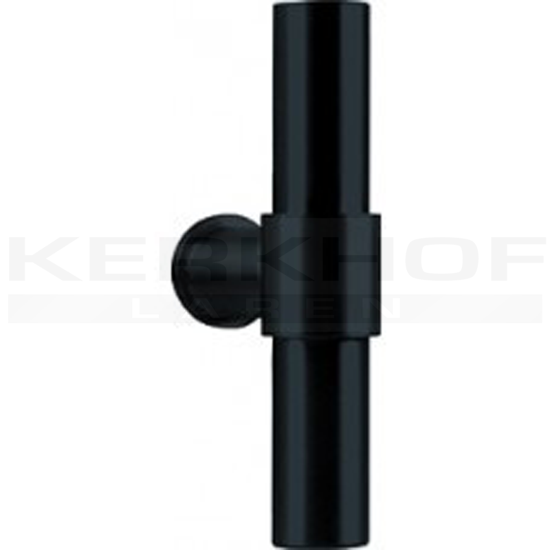PBT20XL-ZR deurkrukken zonder rozetten, mat zwart